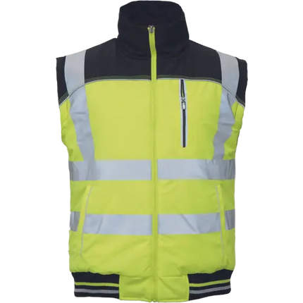 Vesta de lucru cu benzi reflectorizante Cerva KNOXFIELD HVPS, 100% poliester, 260 gr/mp