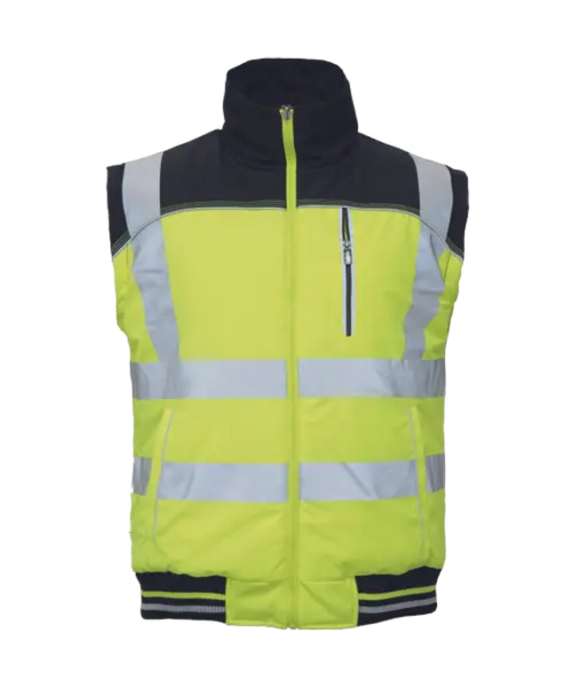 Vesta de lucru cu benzi reflectorizante Cerva KNOXFIELD HVPS, 100% poliester, 260 gr/mp