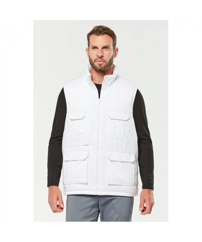 Vesta de lucru unisex Kariban WK607, 65% poliester, 35% bumbac, 190gr/mp