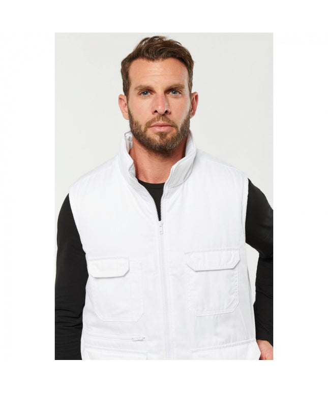 Vesta de lucru unisex Kariban WK607, 65% poliester, 35% bumbac, 190gr/mp