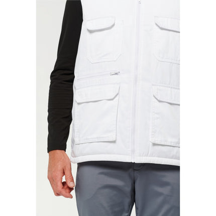 Vesta de lucru unisex Kariban WK607, 65% poliester, 35% bumbac, 190gr/mp