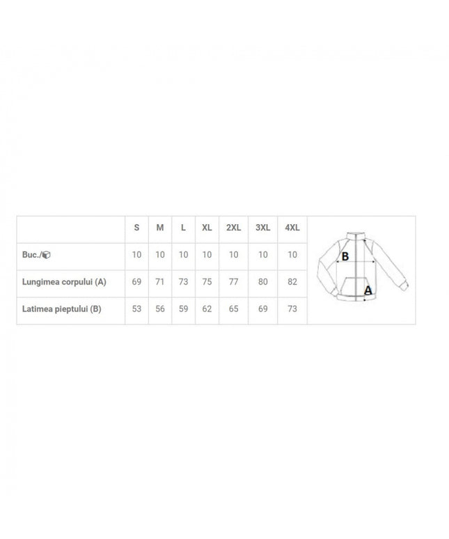 Vesta fleece Kariban K913 LUCA, microfleece, 300 gr/mp