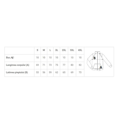 Vesta fleece Kariban K913 LUCA, microfleece, 300 gr/mp