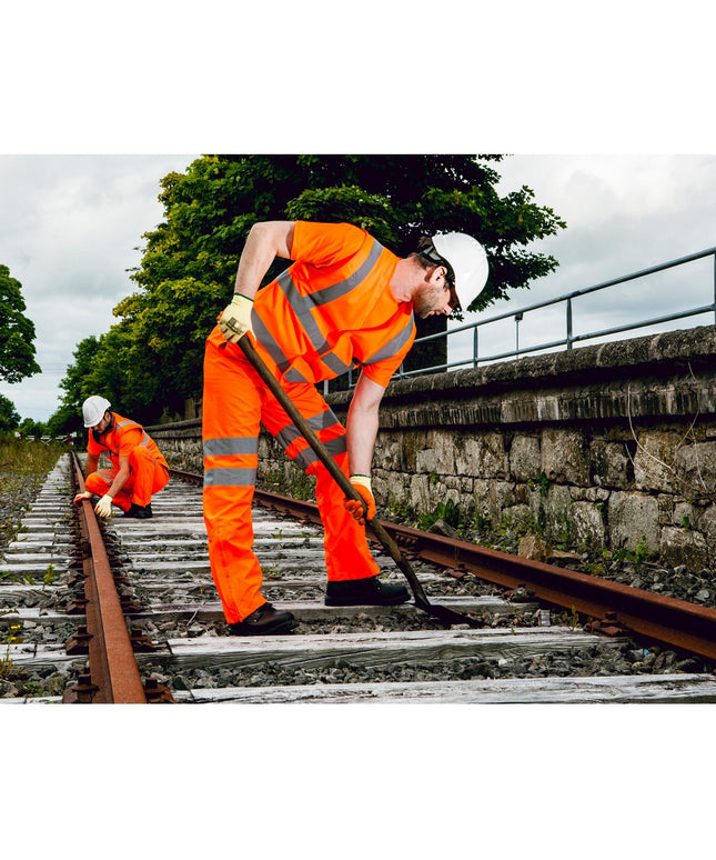 Vesta reflectorizanta Portwest TWO BAND & BRACE C470, 100% poliester, 125 gr/mp