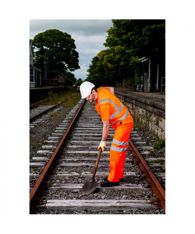 Vesta reflectorizanta Portwest TWO BAND & BRACE C470, 100% poliester, 125 gr/mp