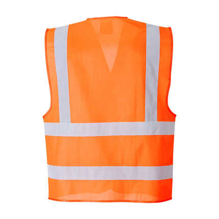 Vesta reflectorizanta ignifuga Portwest HIVIS FR75, 100% poliester, 120g