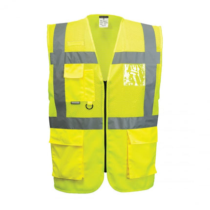Vesta reflectorizanta Portwest MADRID EXECUTIVE C496, 100% poliester, 125 gr/mp, mesh