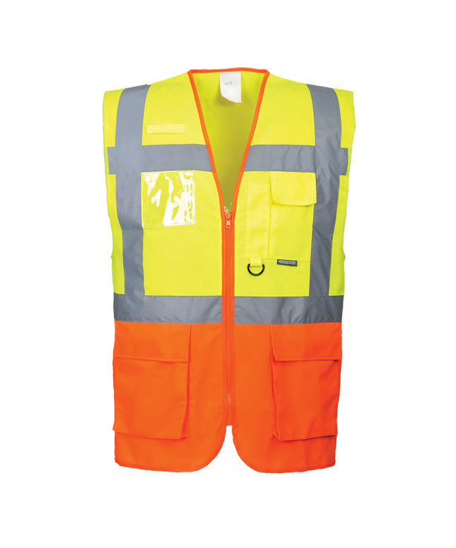 Vesta reflectorizanta Portwest PRAGA EXECUTIVE S376, 100% poliester, 125 gr/mp