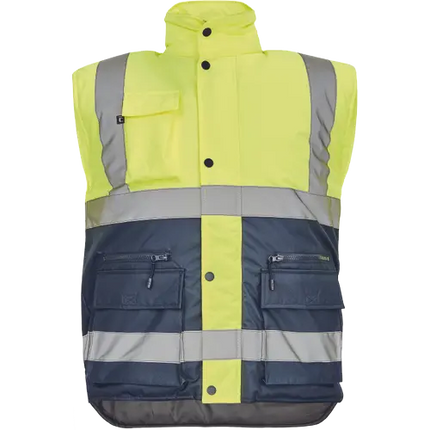 Vesta reflectorizanta captusita de iarna Cerva HELLIN HV, 100% poliester, 280 gr/mp