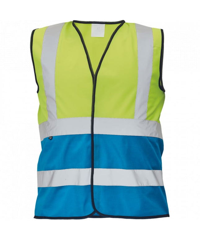 Vesta de lucru cu benzi reflectorizante Cerva KNOXFIELD HVPS, 100% poliester, 260 gr/mp