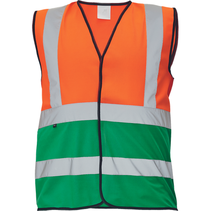 Vesta de lucru cu benzi reflectorizante Cerva KNOXFIELD HVPS, 100% poliester, 260 gr/mp