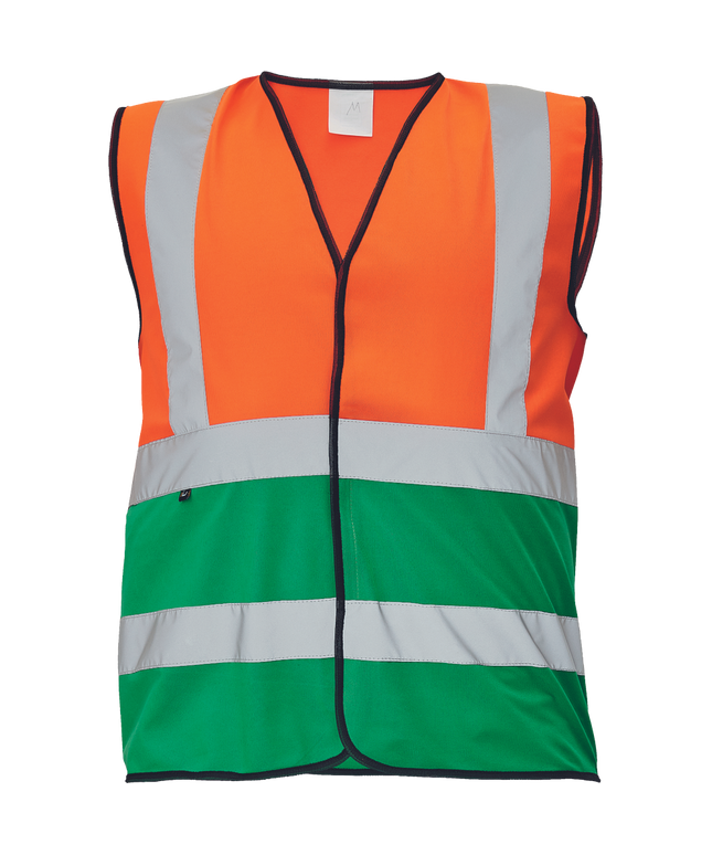 Vesta de lucru cu benzi reflectorizante Cerva KNOXFIELD HVPS, 100% poliester, 260 gr/mp