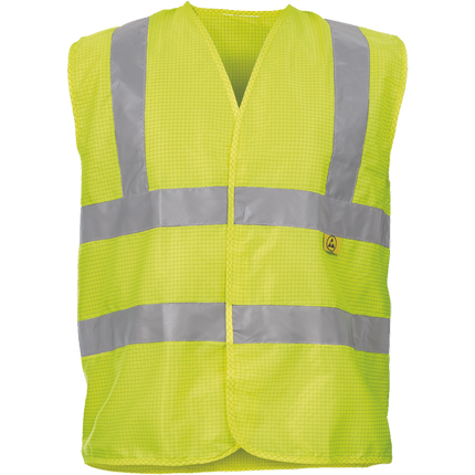 Vesta reflectorizanta Cerva LYNX ESD HV, 98% poliester, 2% fibra antistatica, 120 gr/mp