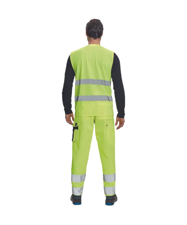 Vesta reflectorizanta Cerva LYNX ESD HV, 98% poliester, 2% fibra antistatica, 120 gr/mp