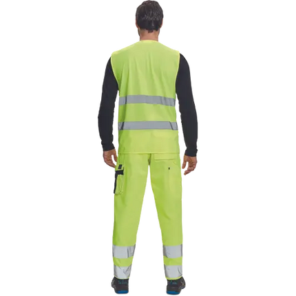 Vesta reflectorizanta Cerva LYNX ESD HV, 98% poliester, 2% fibra antistatica, 120 gr/mp