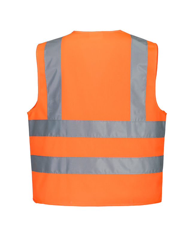 Vesta reflectorizanta copii Portwest JN14, 100% poliester, 124 gr/mp