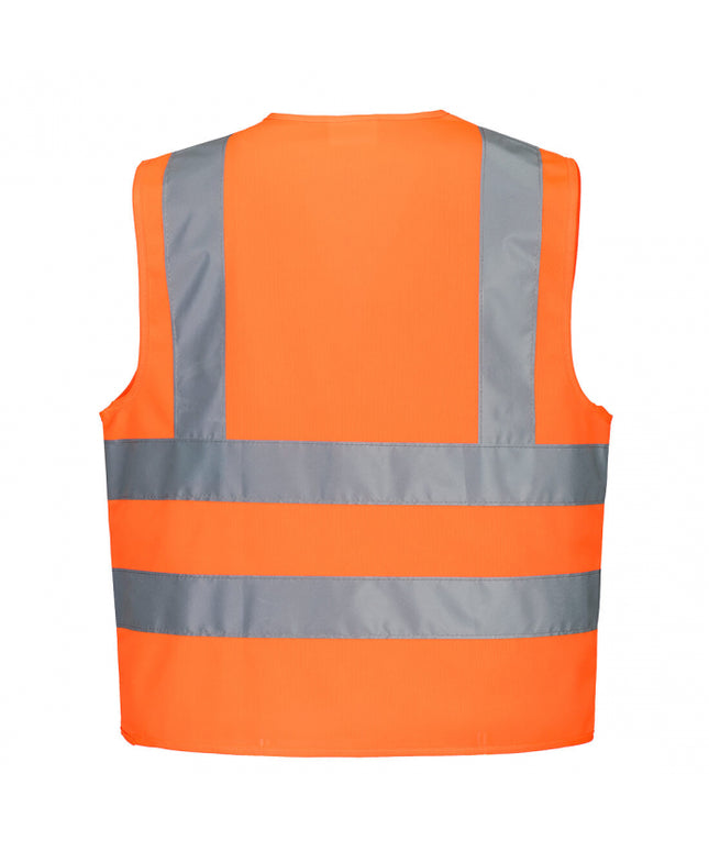 Vesta reflectorizanta copii Portwest JN14, 100% poliester, 124 gr/mp