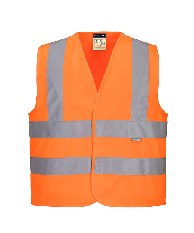Vesta reflectorizanta copii Portwest JN14, 100% poliester, 124 gr/mp
