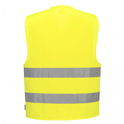 Vesta reflectorizanta Portwest Hi-Vis TWO BAND C474, 100% poliester, 124 gr/mp
