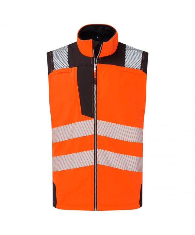 Vesta reflectorizanta softshell Portwest PW325, 92% poliester, 8% elastan, 310 gr/mp