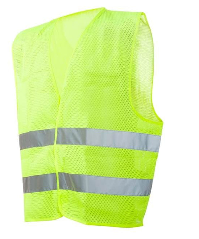 Vesta reflectorizanta tip plasa mesh Ardon BOLT, 100% poliester mesh, 125 gr/mp