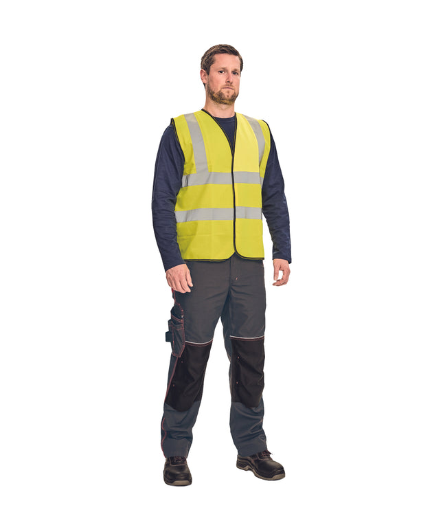 Vesta de lucru cu benzi reflectorizante Cerva KNOXFIELD HVPS, 100% poliester, 260 gr/mp