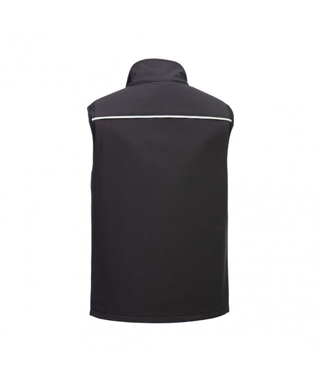 Vesta de lucru softshell Portwest DX4, 92% poliester, 8% elastan, 315 gr/mp
