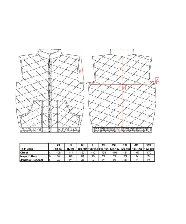 Vesta vatuita de iarna Portwest GLASGOW S412, 65% poliester, 35% bumbac, 190g