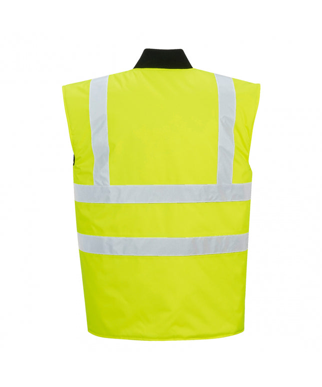 Vesta reflectorizanta vatuita de iarna Portwest HIVIS S469, reversibila, 100% poliester, 190 gr/mp