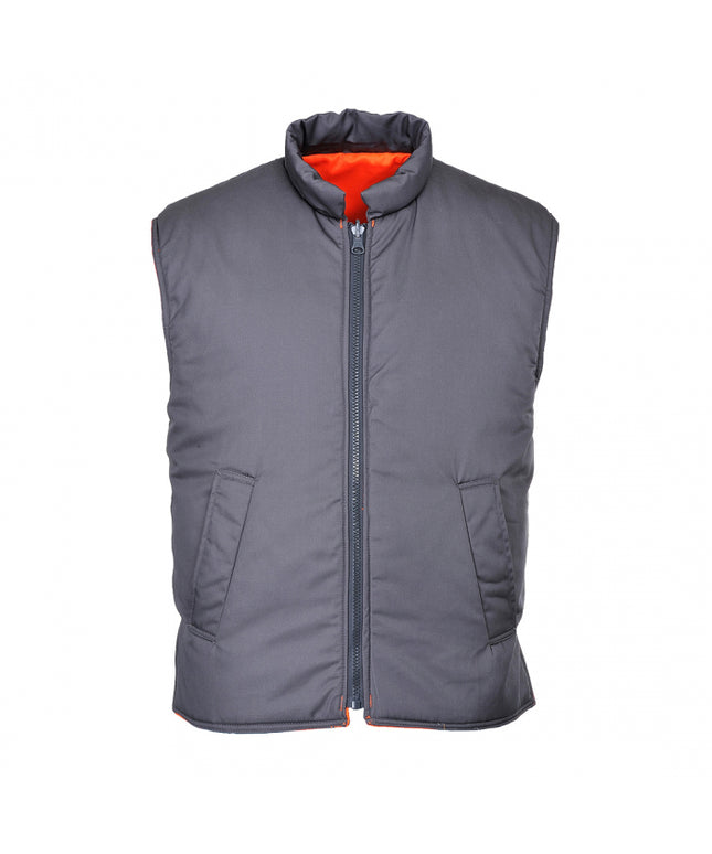 Vesta vatuita de iarna reflectorizanta Portwest HI-VIS RIS RT44, 80% poliester, 20% bumbac, 280 gr/mp