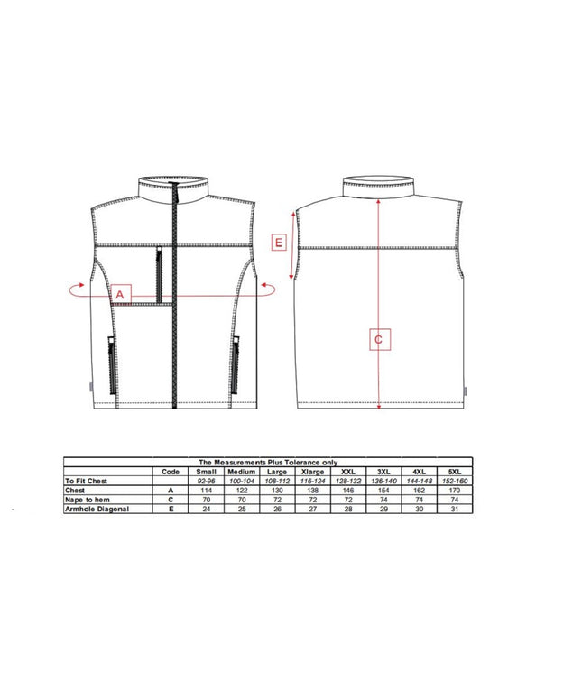 Vesta de iarna softshell Portwest TK51, 94% poliester, 6% elastan, 310g