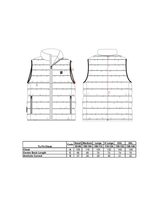 Vesta vatuita de iarna Portwest ULTRASONIC HEATED TUNNEL S549, 100% poliester, 260g