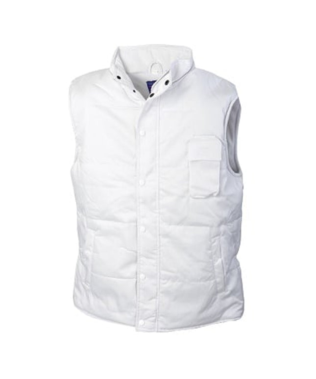 Vesta vatuita de iarna Renania BLANCA, tercot 65/35