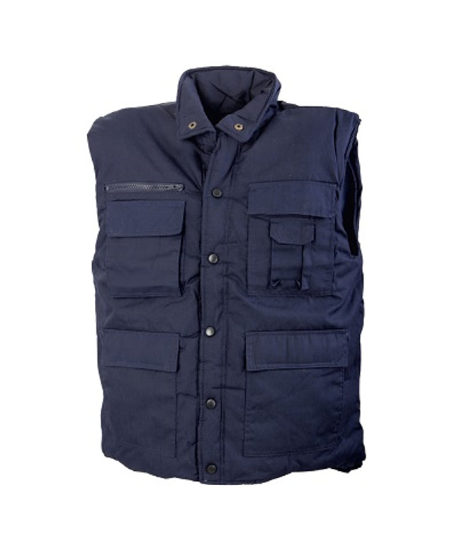 Vesta vatuita de iarna Renania TRITON BLUE, tercot, 80% poliester, 20% bumbac,