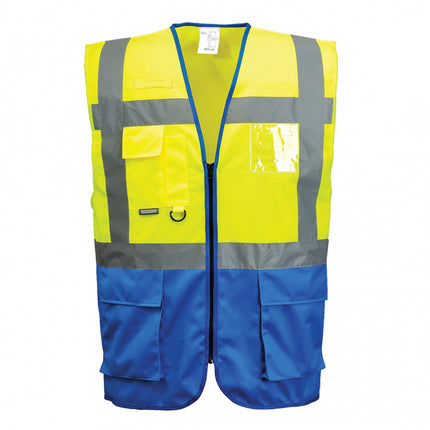 Vesta reflectorizanta Portwest WARSAW EXECUTIVE C476, 100% poliester, 125 gr/mp