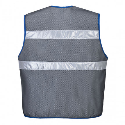 Vesta cu benzi reflectorizante Portwest COOLING CV01, cu functie de racire, 100% poliester, 60g