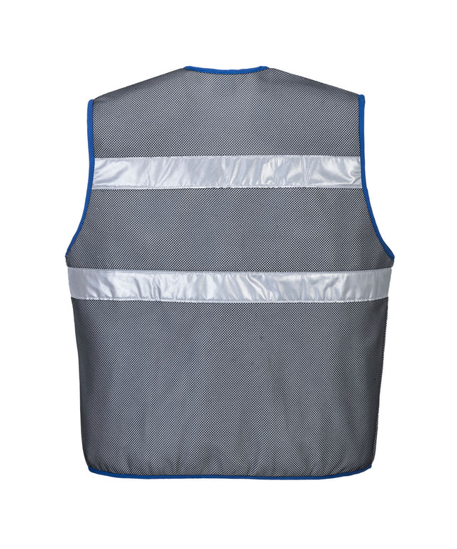 Vesta cu benzi reflectorizante Portwest COOLING CV01, cu functie de racire, 100% poliester, 60g
