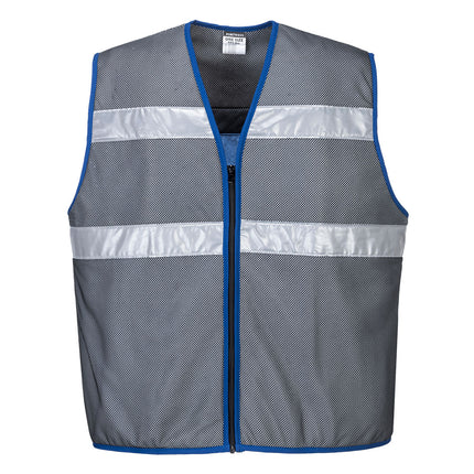 Vesta cu benzi reflectorizante Portwest COOLING CV01, cu functie de racire, 100% poliester, 60g
