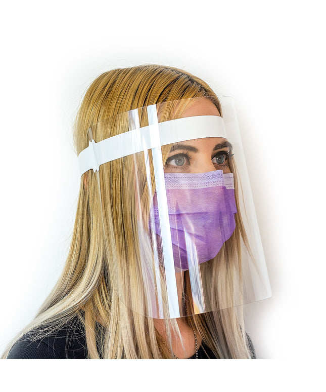 Viziera de protectie VIZIO ergonomica, dezinfectabila