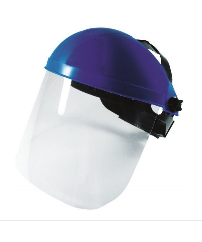 Suport si ecran viziera de protectie Schmerler VISIO, cu prindere pe cap