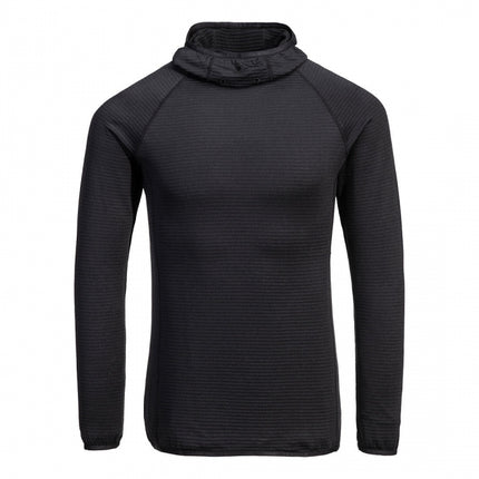 Bluza fleece Portwest B191 WAFFLE Hooded Baselayer, 93% poliester, 7% elastan, 210 gr/mp