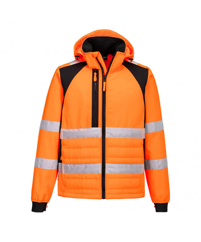 Jacheta reflectorizanta Portwest WX2 Eco Hi Vis HYBRID, 100% poliester, 280 gr/mp