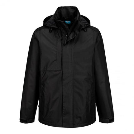 Jacheta impermeabila de lucru Portwest WX2 ECO RAIN, 100% poliester reciclat, 190 gr/mp