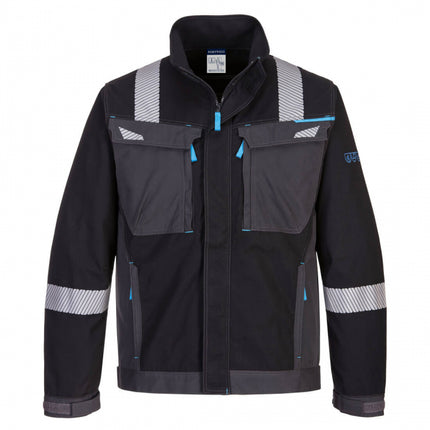 Jacheta de protectie ignifuga Portwest WORK FR602 WX3, 60% modacrilic, 39% bumbac, 1% fibre carbon, 280g