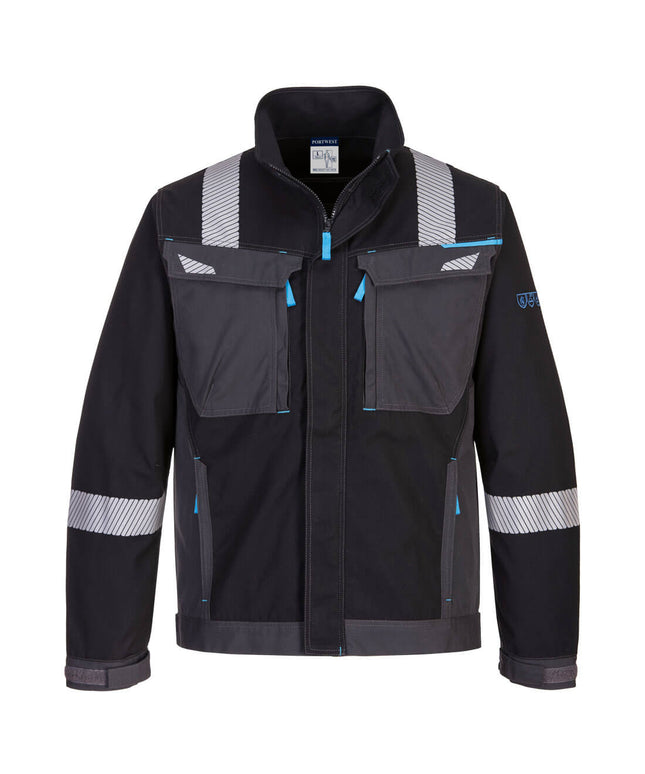 Jacheta de protectie ignifuga Portwest WORK FR602 WX3, 60% modacrilic, 39% bumbac, 1% fibre carbon, 280g