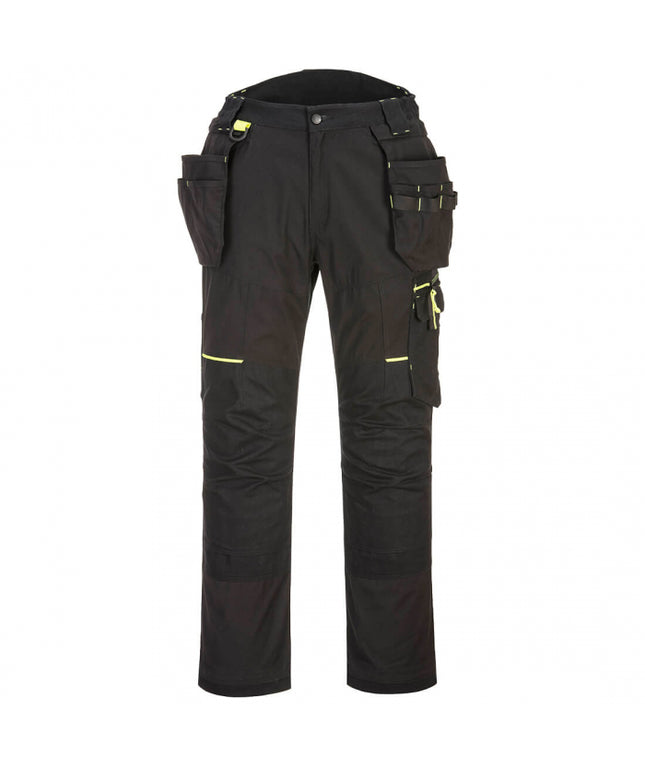 Pantaloni de lucru in talie Portwest T706 WX3 ECO STRETCH HOLSTER, 65% poliester reciclat, 33% bumbac, 2% elastan 280g