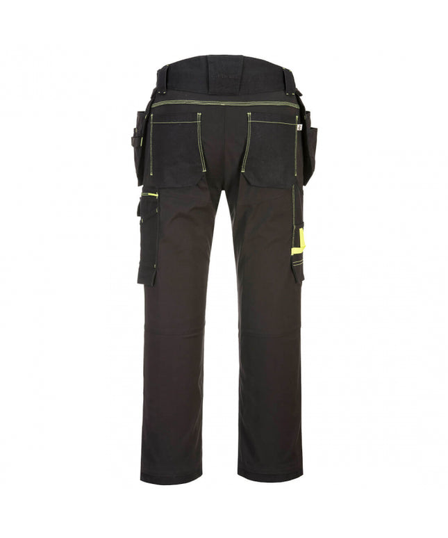 Pantaloni de lucru in talie Portwest T706 WX3 ECO STRETCH HOLSTER, 65% poliester reciclat, 33% bumbac, 2% elastan 280g