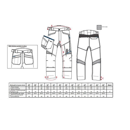 Pantaloni de lucru in talie Portwest HOLSTER T702 WX3, 65% poliester, 35% bumbac, 280g