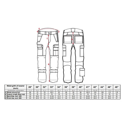 Pantaloni de lucru in talie Portwest RIPSTOP T802 WX3, 65% poliester, 35% bumbac, 230g