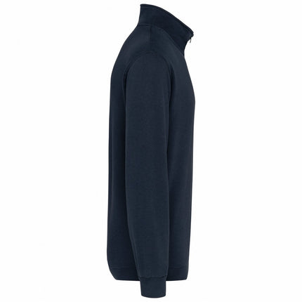 Bluza de iarna Kariban K478, 80% bumbac, 20% poliester, fermoar scurt, 280 gr/mp